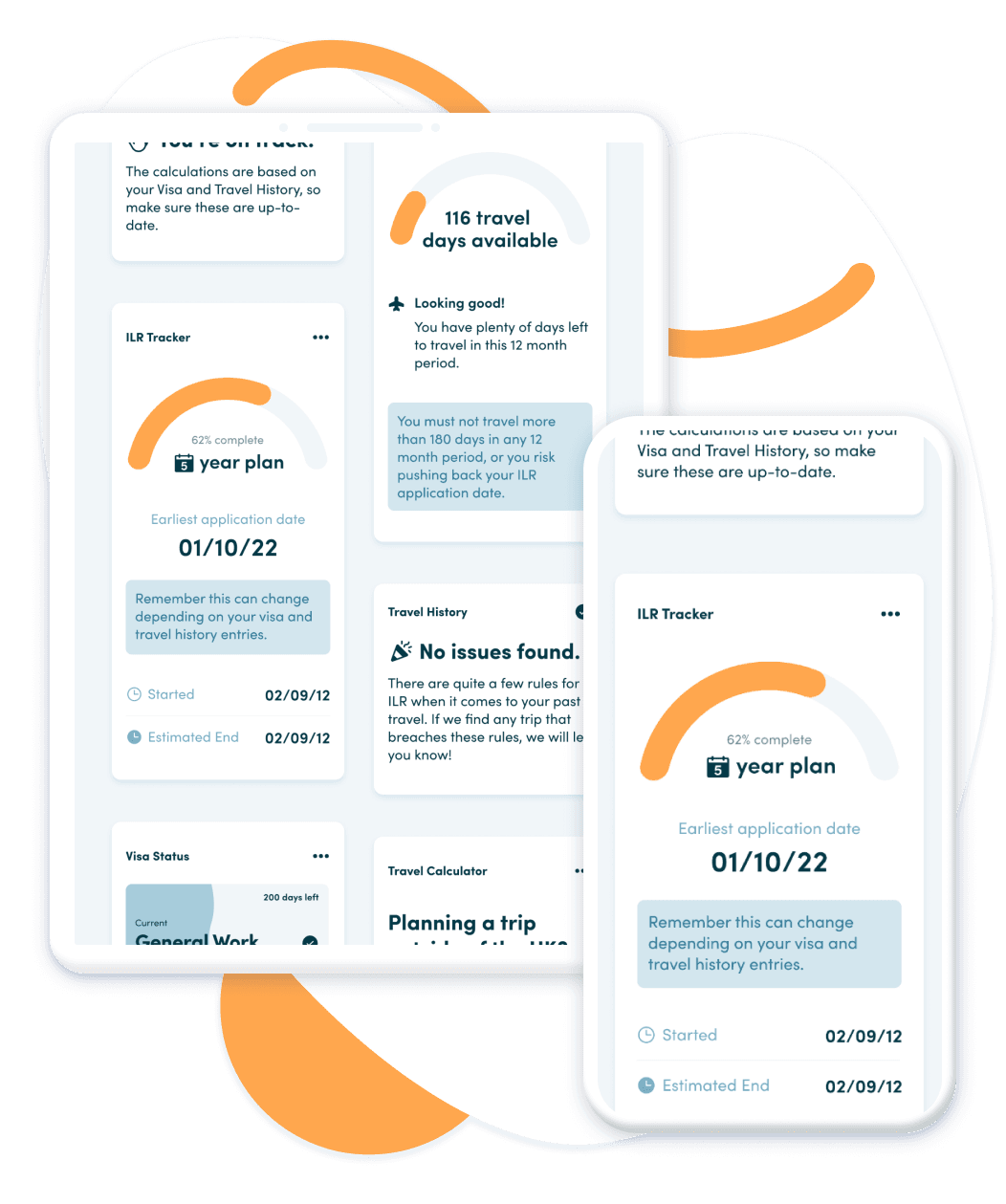 An illustration of the Salmo visa ILR Dashboard